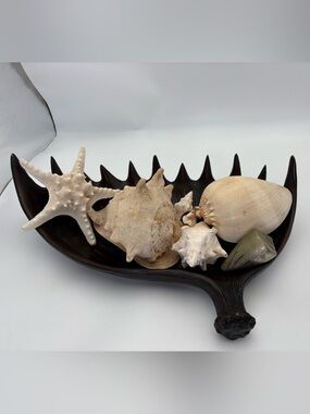 Vintage Resin “Elk Horn” Shaped Display Piece
